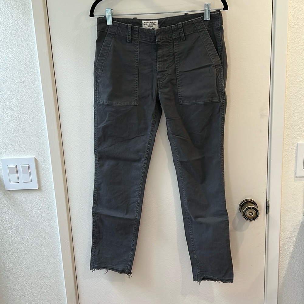 Nili Lotan Jenna Pant in Grey Size 4